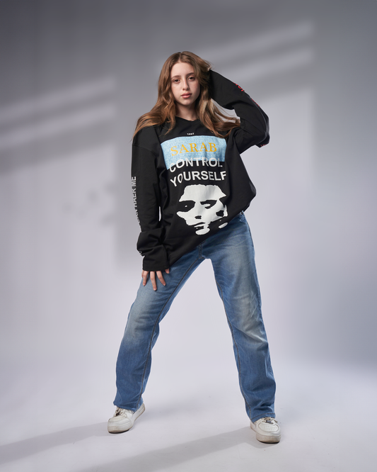 Aura Black Oversize Shirt UNISEX