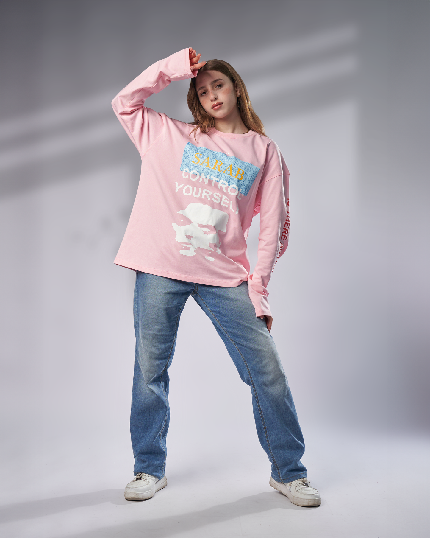 Aura PINK Oversize Shirt UNISEX