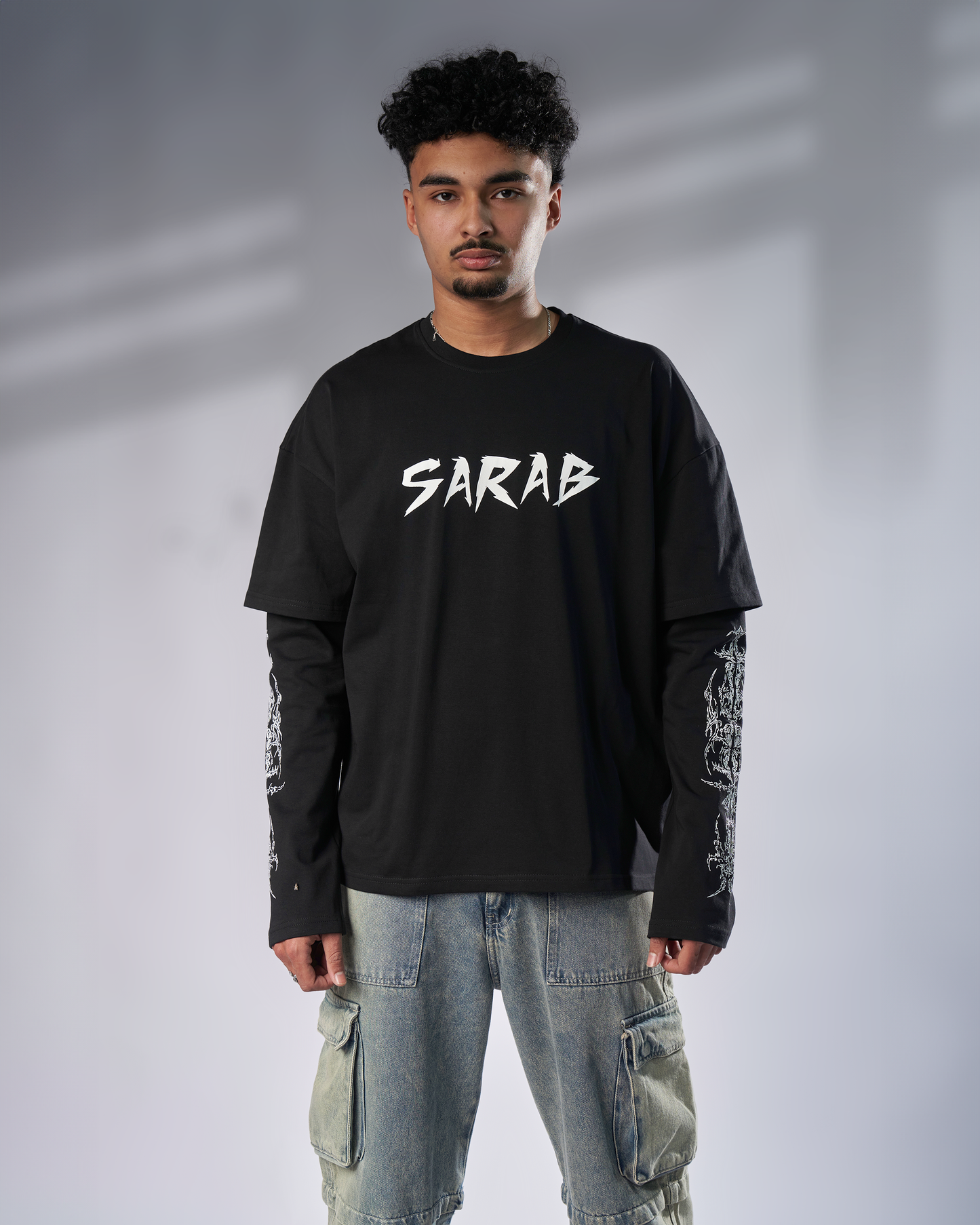 Gothic Black Oversize Shirt UNISEX