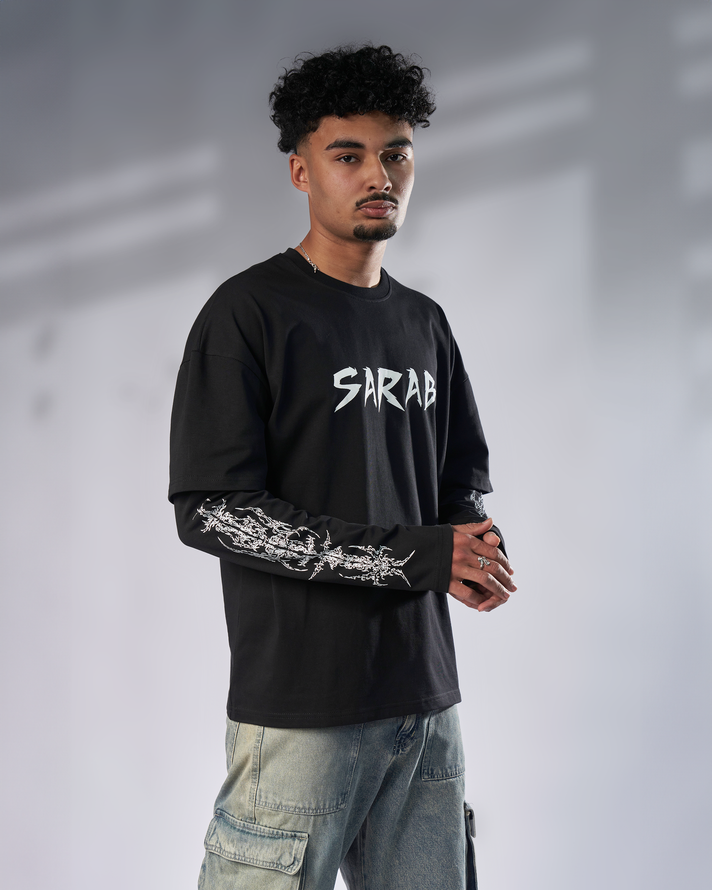 Gothic Black Oversize Shirt UNISEX