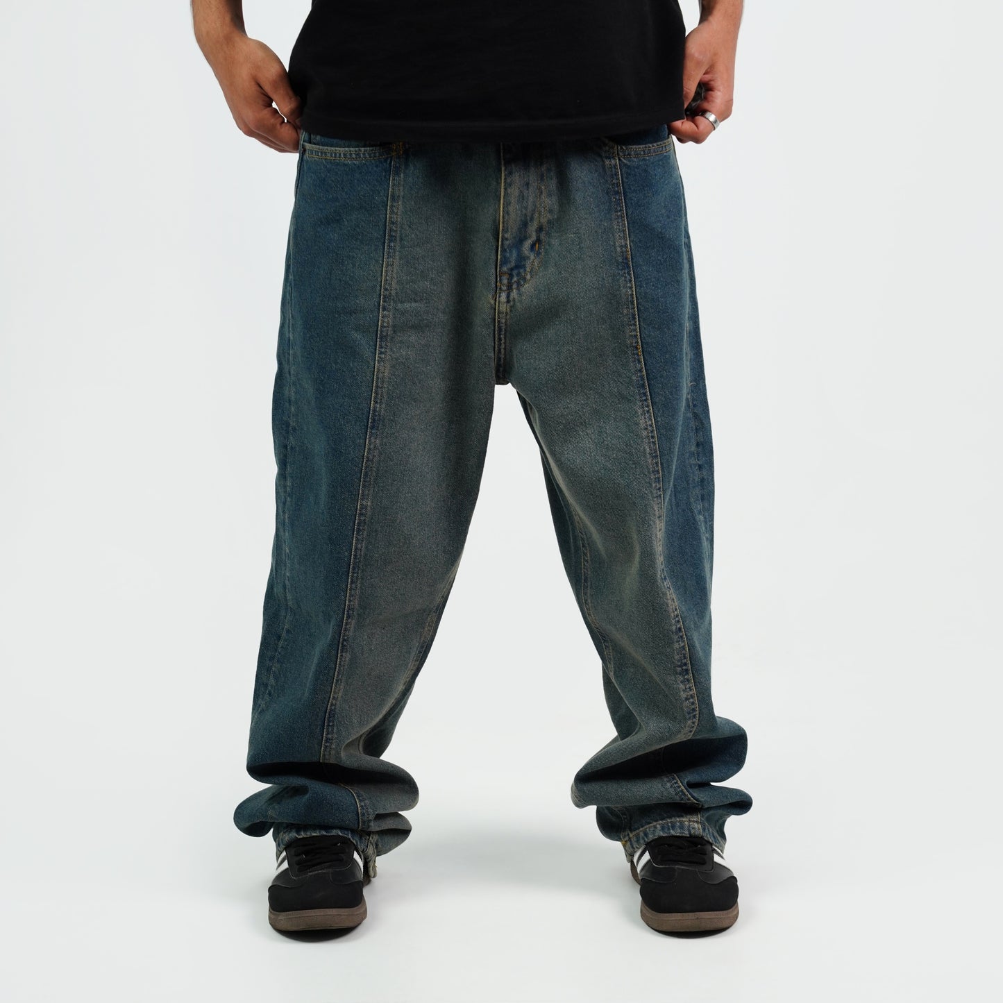 Denim pants baggy fit