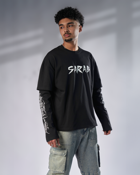 Gothic Black Oversize Shirt UNISEX